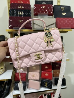 img_1242 Sac Chanel pink certifie avec boîte Chanel