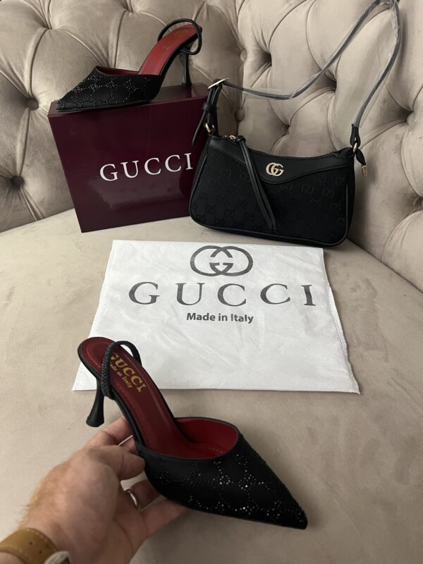 Talon Gucci Italie noir