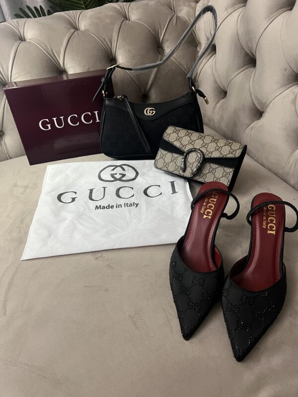 Talon Gucci Italie noir