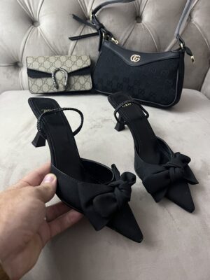 Escarpin Zara papillon chargé noir