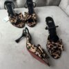 Talon haute papillon léopard disponible 36 et 40