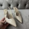 Escarpin Zara glacé beige