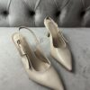 Escarpin Zara glacé beige