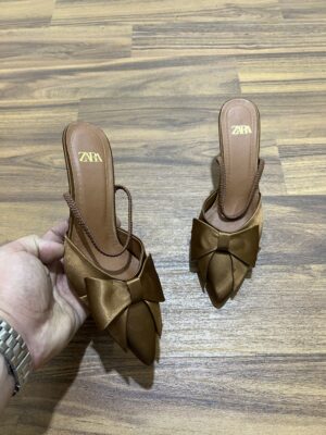 Escarpin papillon satin