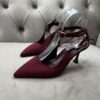 Escarpin Zara satin avec ceinture