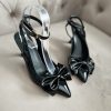Escarpin papillon Zara glacé Noir