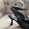 Escarpin papillon Zara glacé Noir